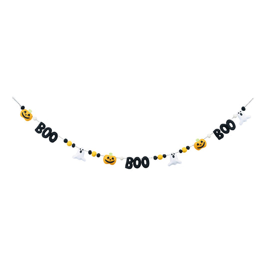 72" Boo Pumpkin Ghosts Banner