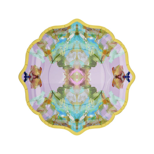 Cocktail Plates - Stained Glass Lavender