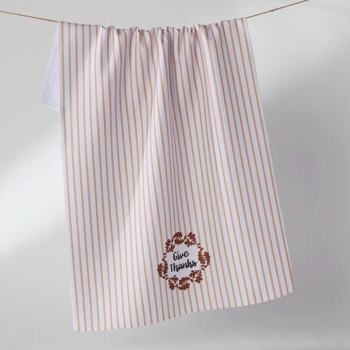 Give Thanks Tea Towel