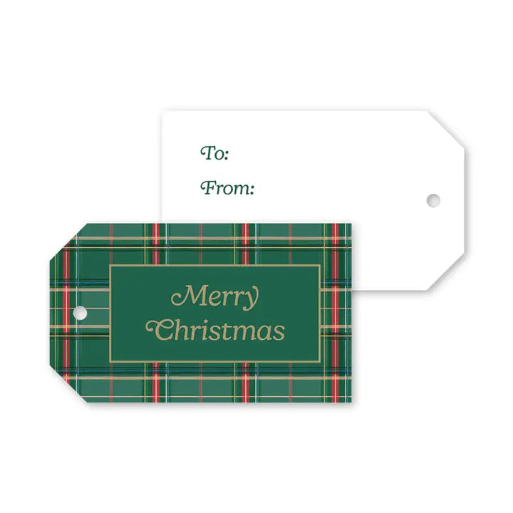 Gift Tags - Equestrian Plaid
