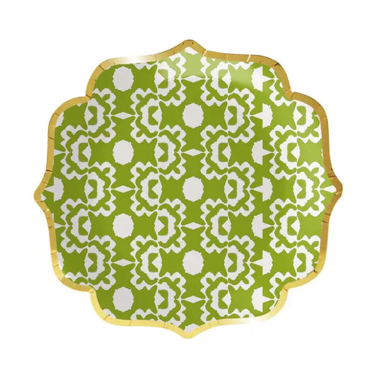 Cocktail Plates - Aspen Green