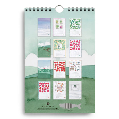 A Year in the Garden 2027 Wall Calendar, 6" X 9"