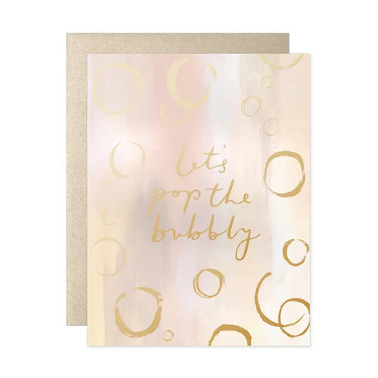 Let's Pop the Bubbly Card