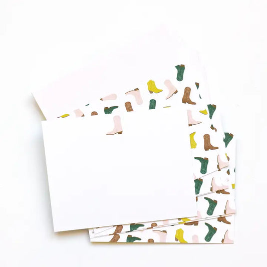 Boxed Notes - Cowboy Boots