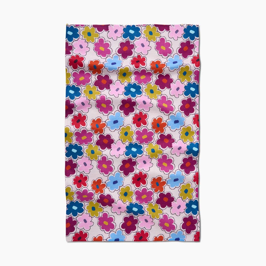 Flower Fling Tea Towel