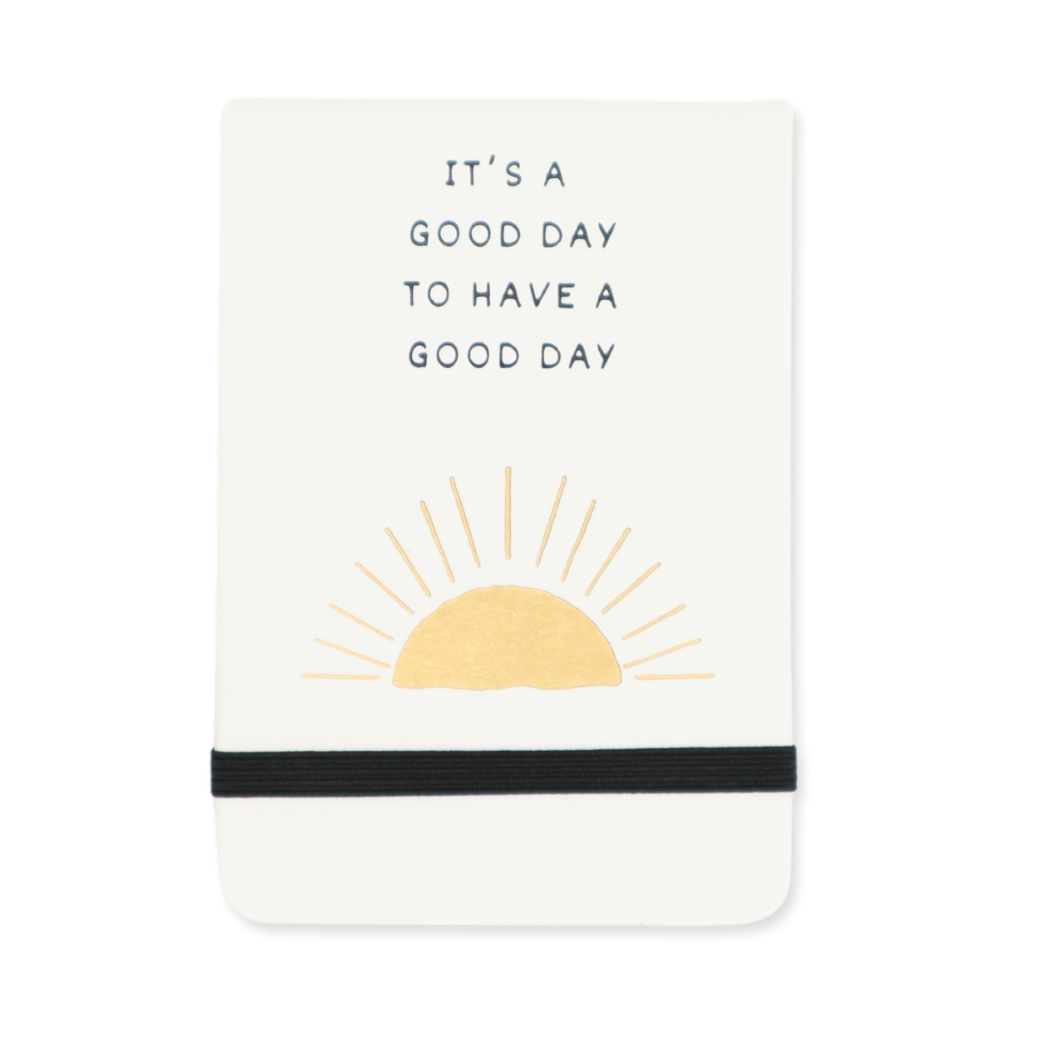 Leatherette Pocket Journal - It's A Good Day