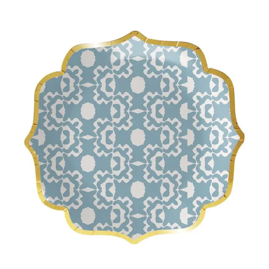 Cocktail Plates - Aspen French Blue