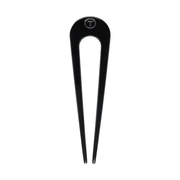 French Hair Pin - Jet Black