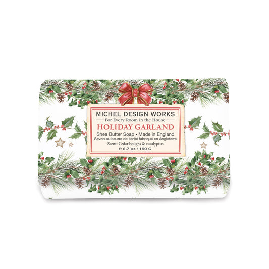 Holiday Garland Medium Bath Bar Soap