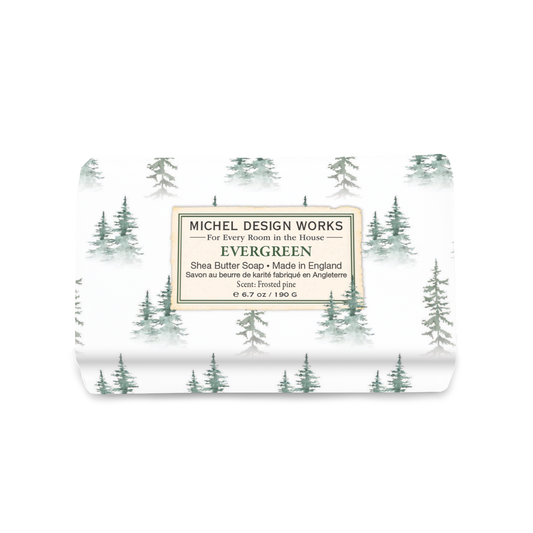 Evergreen Medium Bath Bar Soap