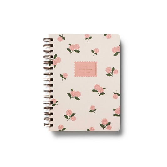 Spiral Notebook - Pink Hydrangea