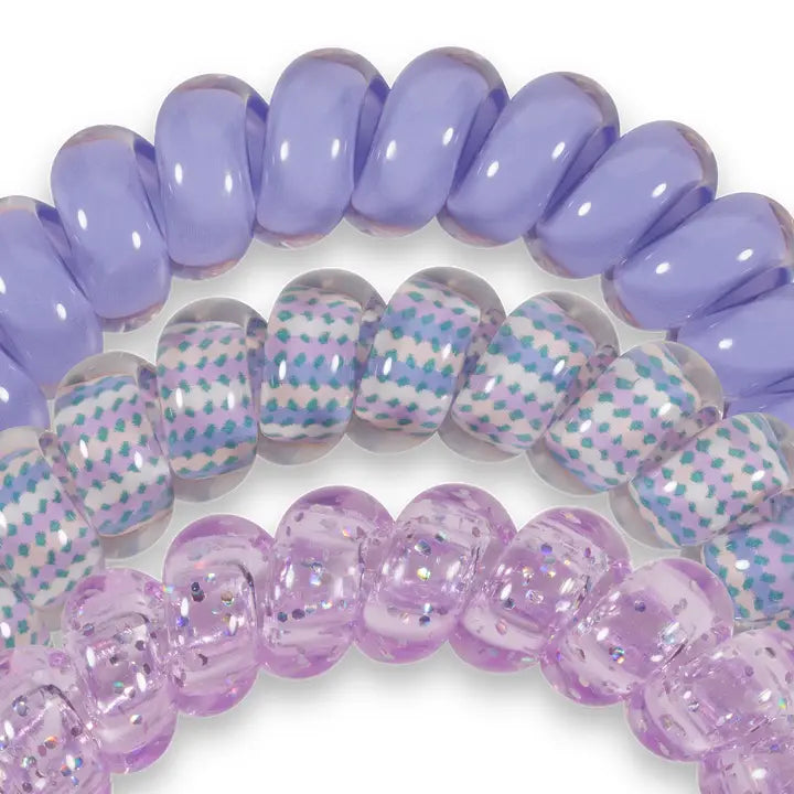 Large Spiral Hair Coils - Lavender Mist