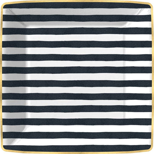 Dinner Plate - Bold Strokes Black