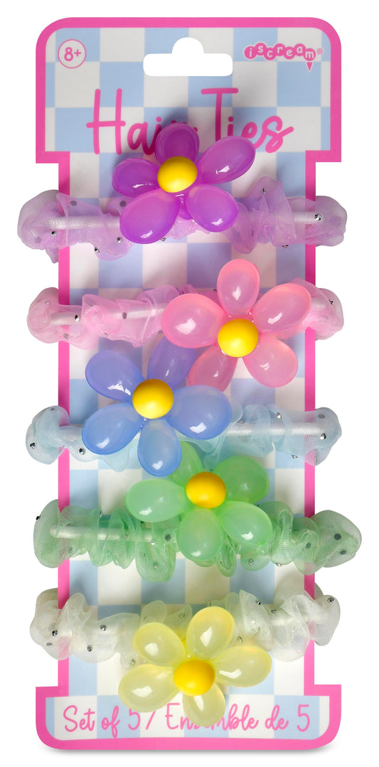 Flower Hair Tie Set