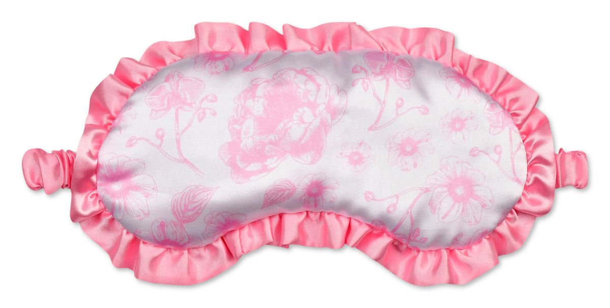 Pretty Pink Toile Eye Mask