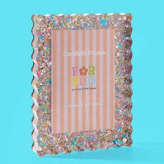 Happy Confetti Frame - Medium