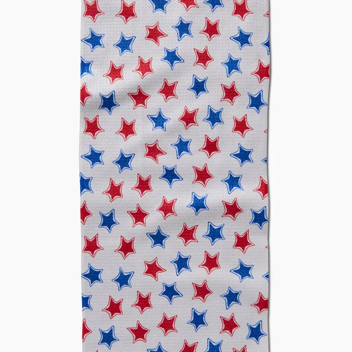 Funky Stars Tea Towel