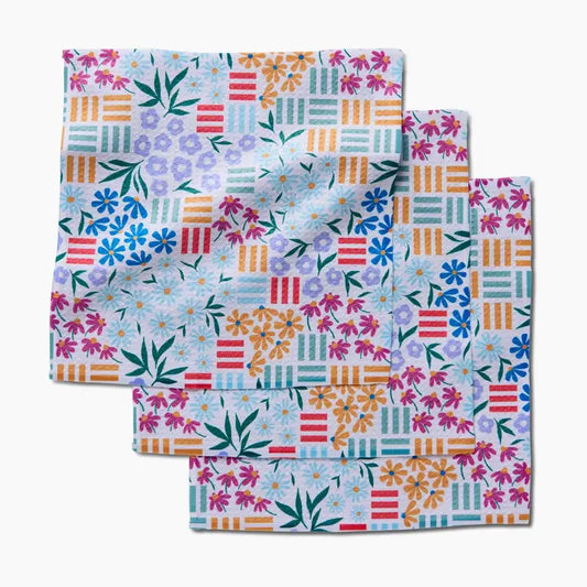 Floral Garden Dishcloth Set - 3 ct
