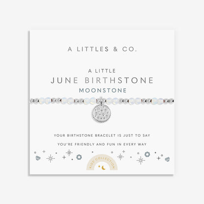 Kids' A Little Bracelet Birthstone - June