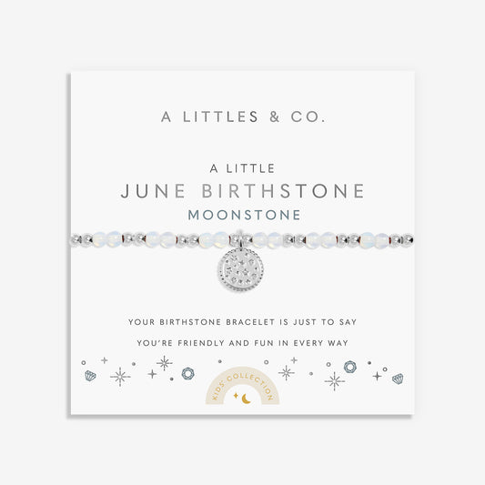 Kids' A Little Bracelet Birthstone - June