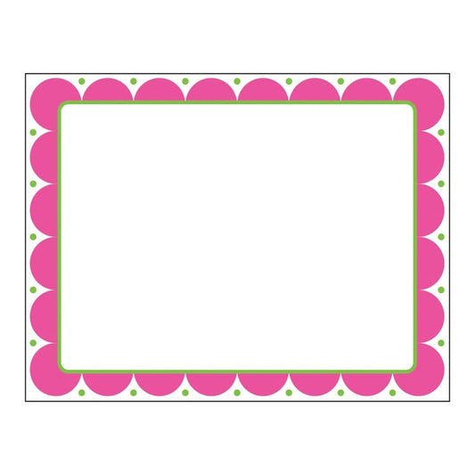 Scallop Flat Notes - Pink