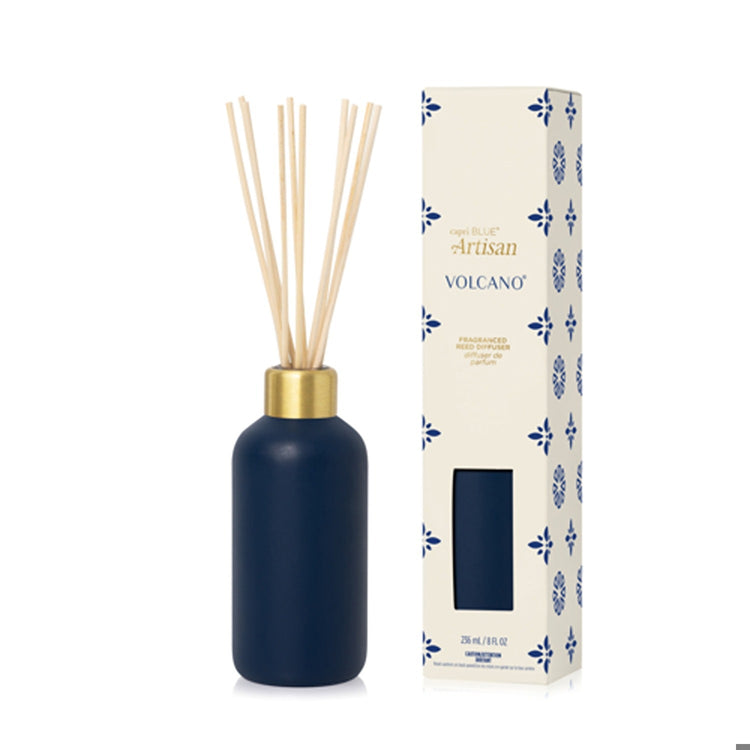 8 oz Artisan Terrazza Velluto Reed Diffuser - Volcano