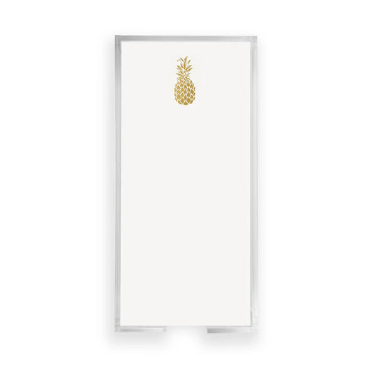 Buck Notepad - Gold Foil Pineapple