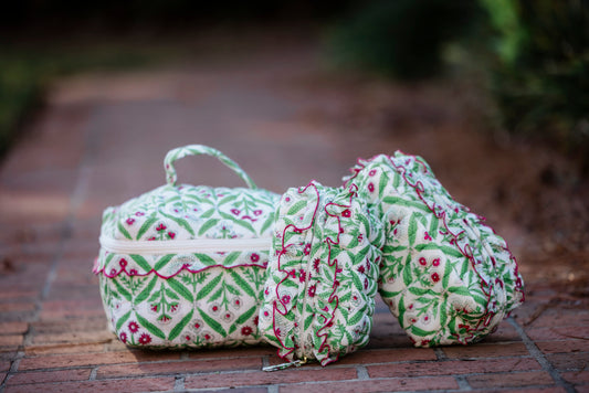 Cosmetic Bags Set - Chateau Rose