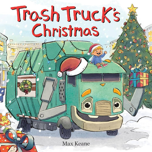 Trash Truck Christmas Board Book