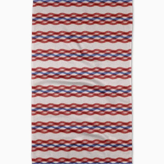 Waving Stripe Tea Towel