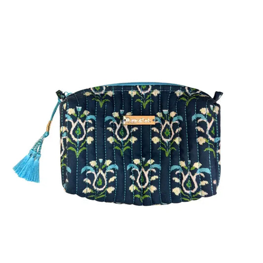 Small Cosmetic Bag - Rosemary Indigo
