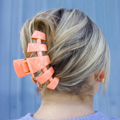 Large Classic Hair Clip - Dreamsicle