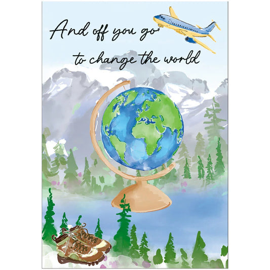 Graduation Card - Change The World