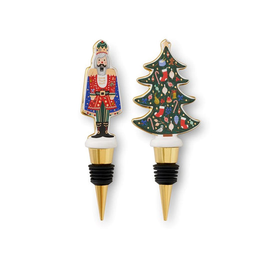 Porcelain Wine Stopper Set - Nutcracker