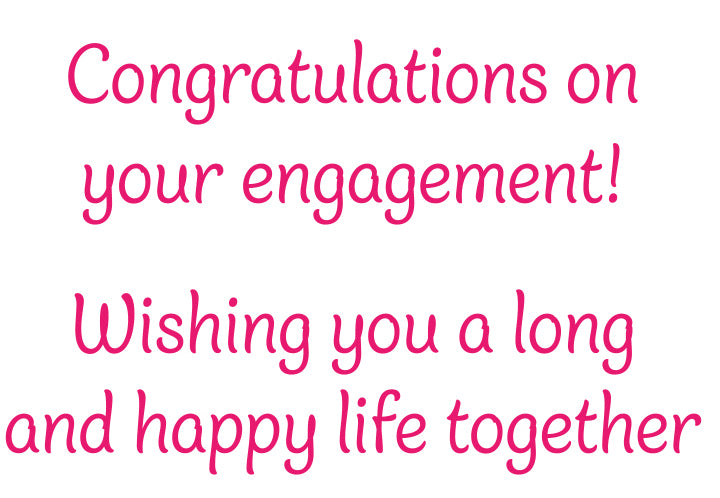 Engagement Card - Love and Happiness Floral