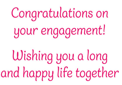 Engagement Card - Love and Happiness Floral