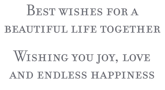 Wedding Card - Wedding Peonies Foil