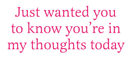 Thinking of You Card - Watercolor Floral