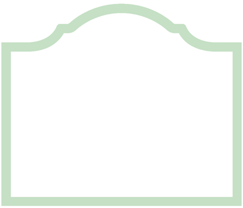 Place Card - Arch Celadon