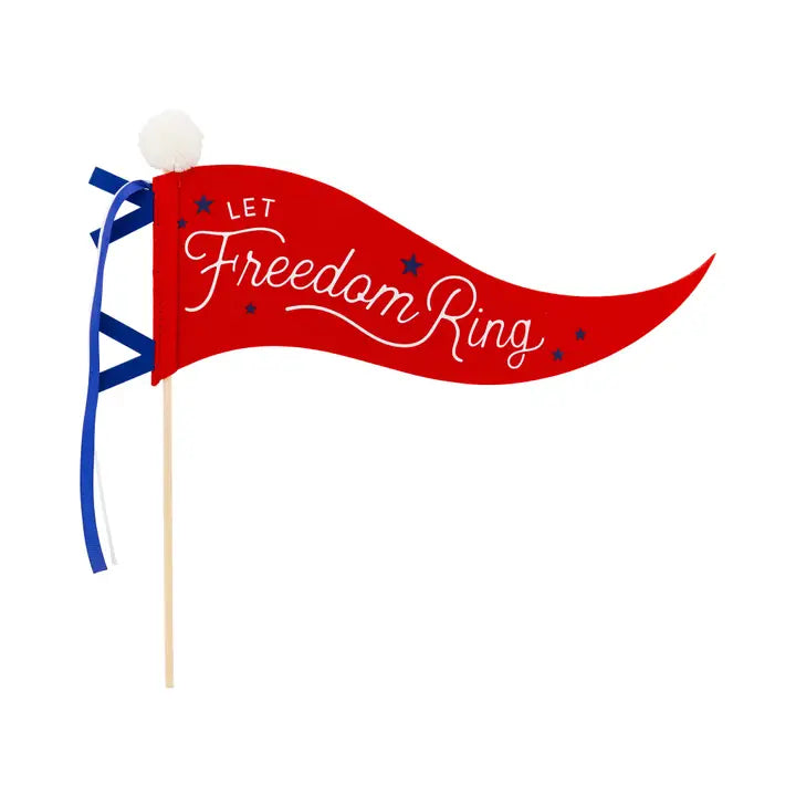 Felt Pennant Banner - Let Freedom Ring