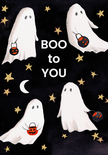 Halloween Card -  Boo To You Foil