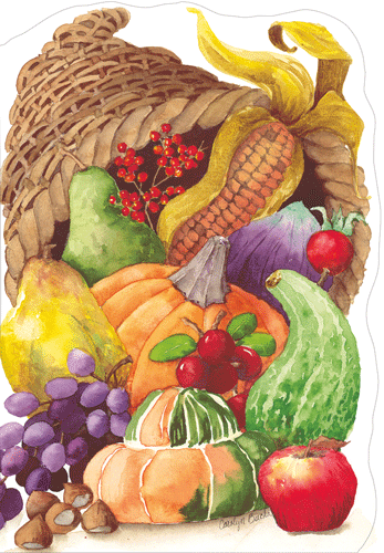 Fall Card -  Cornucopia