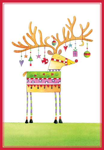 Christmas Card - Sparkles Reindeer