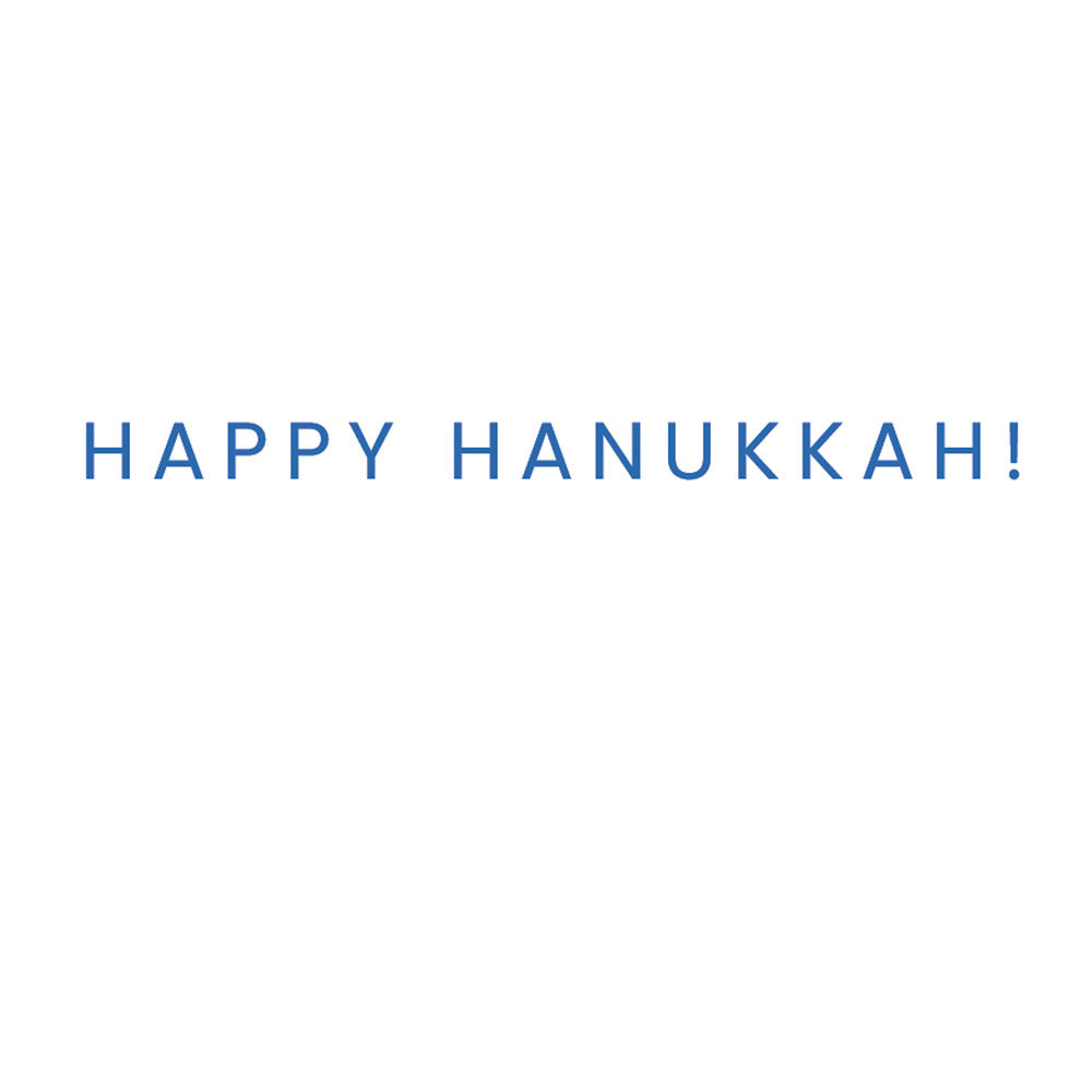 Hanukkah Card - Menorah And Doves