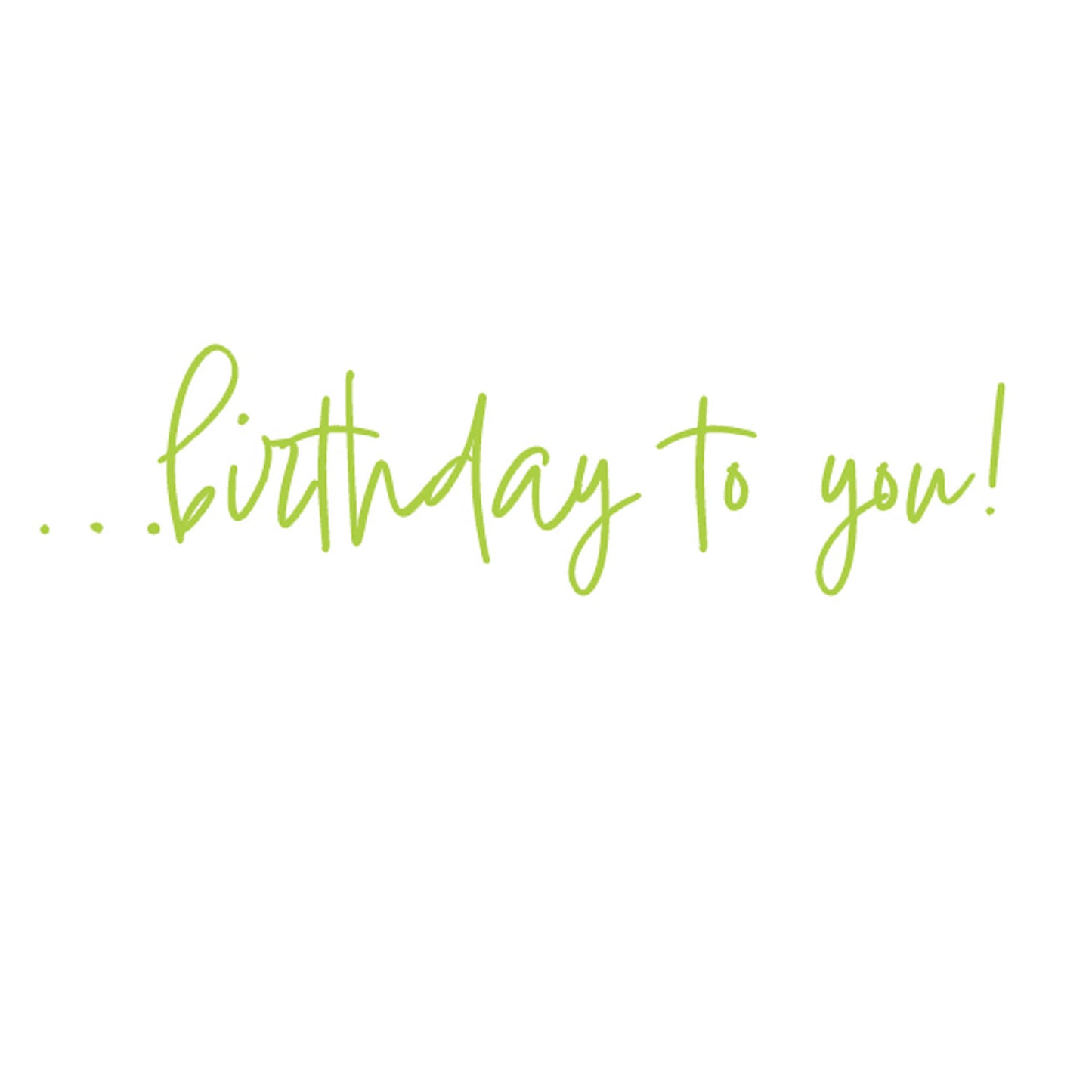 Birthday Card -  Cake Slices