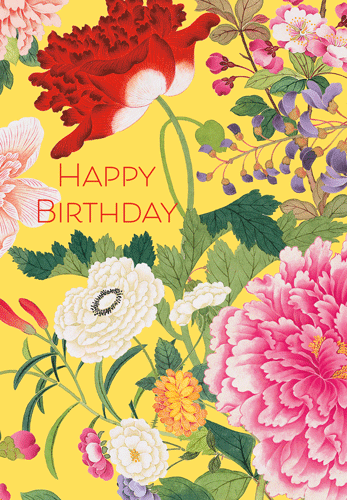 Birthday Card -  Profusion Of Flowers