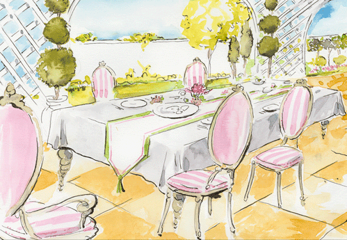 Birthday Card -   Yellow Veranda