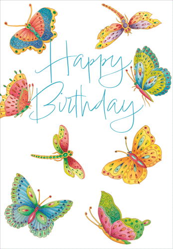 Birthday Card - Butterfly