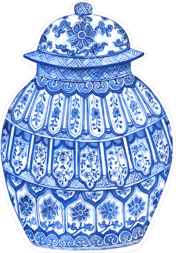Die-Cut Birthday Card - Ginger Jar