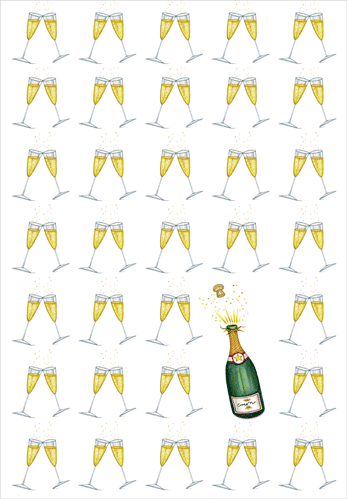 Anniversary Card -  Bubbly